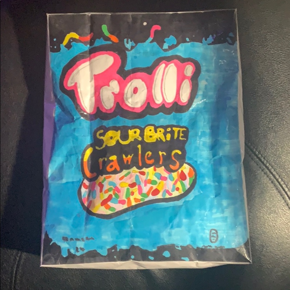 Trolli candy paper squishy